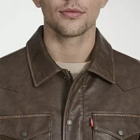 Levi's Mens Wind Resistant Interior Pockets Midweight Shirt Jacket