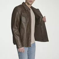Levi's Mens Wind Resistant Interior Pockets Midweight Shirt Jacket