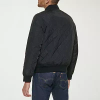 Levi's Mens Water Resistant Wind Interior Pockets Midweight Bomber Jacket