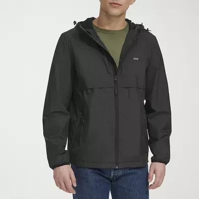 Levi's Mens Water Resistant Wind Interior Pockets Midweight Raincoat