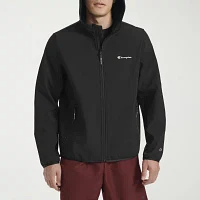 Champion Mens Water Resistant Wind Hooded Midweight Softshell Jacket