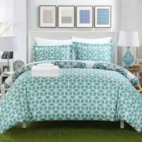 Chic Home Ibiza 7-pc. Reversible Duvet Cover Set