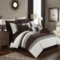 Chic Home Pisa 16-pc. Midweight Embroidered Comforter Set