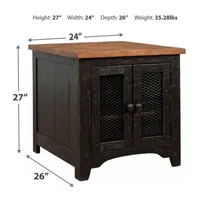 Signature Design by Ashley® Valebeck Rectangular End Table