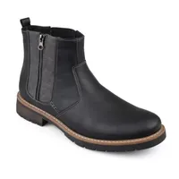 Vance Co Mens Pratt Flat Heel Chelsea Boots