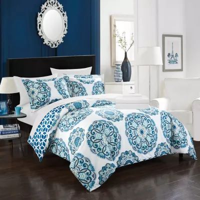 Chic Home Ibiza 7-pc. Reversible Duvet Cover Set