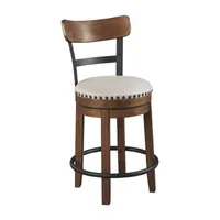 Signature Design by Ashley® Valebeck Counter Height Swivel Bar Stool