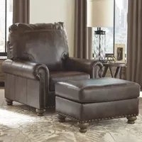 Signature Design by Ashley® Nicorvo Upholstered Ottoman