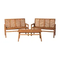 Vincent Patio Collection 3-pc. Conversation Set Weather Resistant