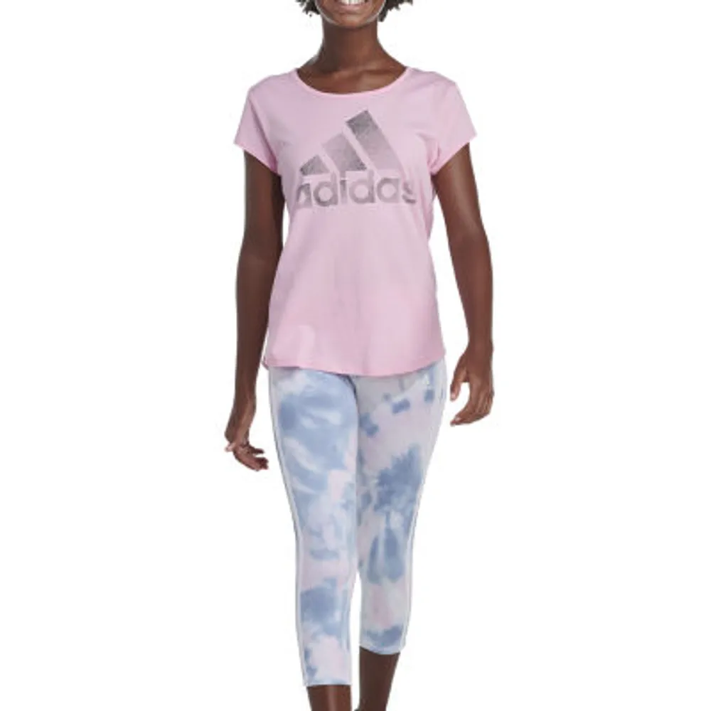 adidas Big Girls Mid Rise 7/8 Ankle Leggings