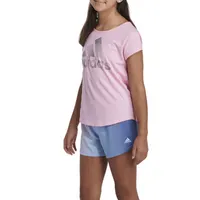 adidas Pull-On Big Girls Mid Rise Running Short