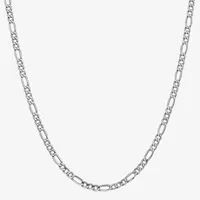 14K Gold Inch Semisolid Figaro Chain Necklace