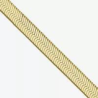 Solid Herringbone Chain Necklace