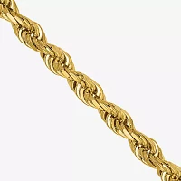 14K Gold Solid Rope Chain Necklace