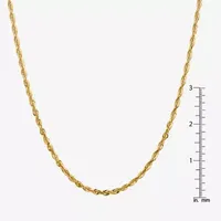 Inch Hollow Rope Chain Necklace