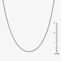 14K Gold Solid Cable Chain Necklace