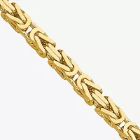 14K Gold 20 Inch Solid Byzantine Chain Necklace