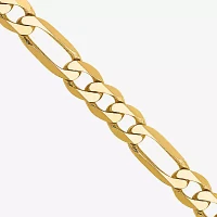 14K Gold Inch Solid Figaro Chain Necklace