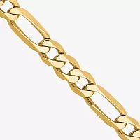 14K Gold Inch Solid Figaro Chain Necklace