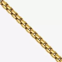 14K Gold Inch Hollow Box Chain Necklace