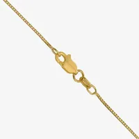 14K Gold 14-30" Solid Box Chain Necklace