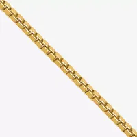 14K Gold 14-30" Solid Box Chain Necklace