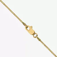 14K Gold Inch Solid Box Chain Necklace