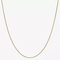 14K Gold Inch Solid Box Chain Necklace