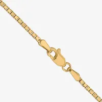 10K Gold Solid Box Chain Necklace