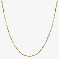 10K Gold Solid Box Chain Necklace