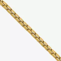 10K Gold Solid Box Chain Necklace