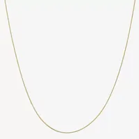 10K Gold 14-24" Solid Box Chain Necklace