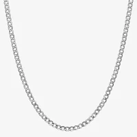 14K Gold Semisolid Curb Chain Necklace