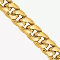 14K Gold Inch Semisolid Curb Chain Necklace