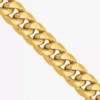 14K Gold Inch Semisolid Curb Chain Necklace