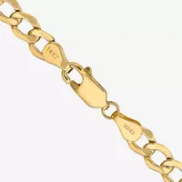 10K Gold Curb Chain Necklace