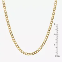 10K Gold Curb Chain Necklace