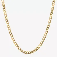 10K Gold Curb Chain Necklace