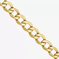 10K Gold Curb Chain Necklace