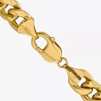 10K Gold Inch Hollow Curb Chain Necklace