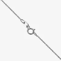 14K White Gold 14-24" Solid Cable Chain Necklace