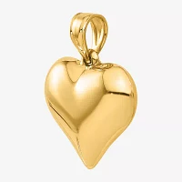 Womens 14K Gold Heart Pendant