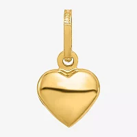 Womens 14K Gold Heart Pendant