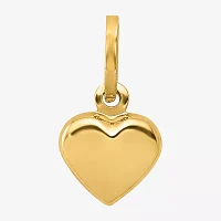 Womens 14K Gold Heart Pendant