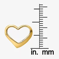 Womens 14K Gold Heart Pendant