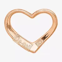 Womens 14K Rose Gold Heart Pendant