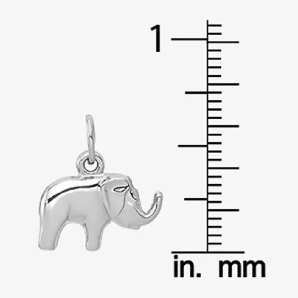 Womens 14K White Gold Charm