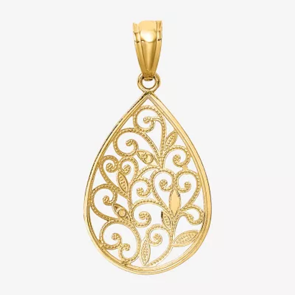 Womens 14K Gold Pendant