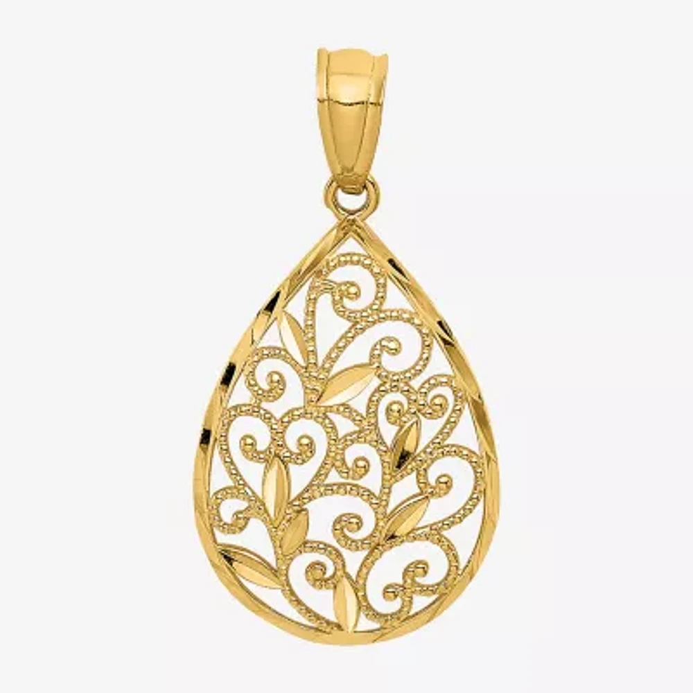 Womens 14K Gold Pendant