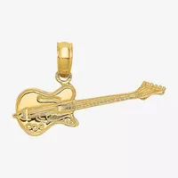 Guitar Womens 14K Gold Pendant